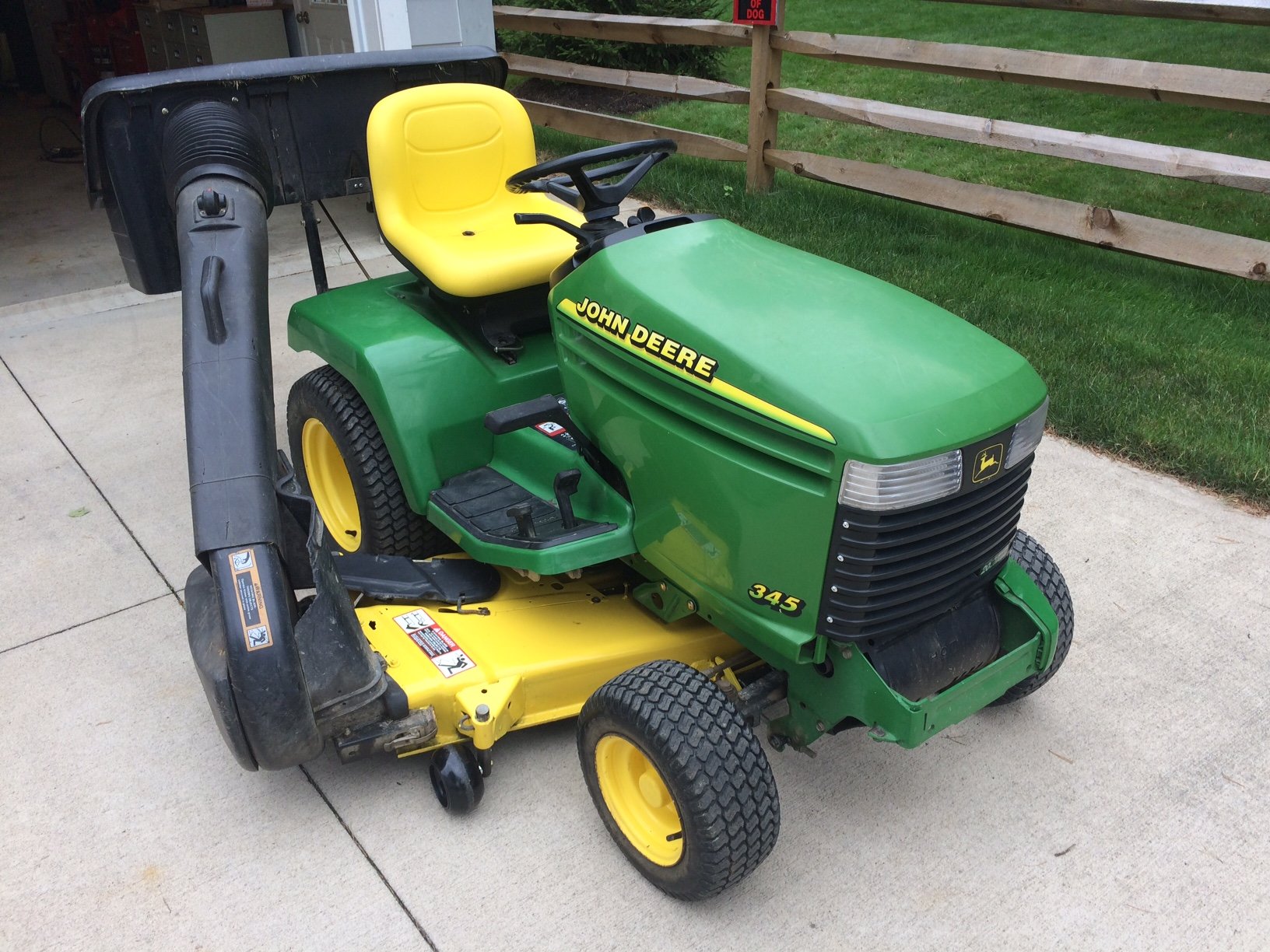 John deere 345 no spark